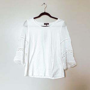 NWT! ROOLEE Detailed Peplum Top Size S